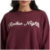 112382793 Wrangler X Lainey Wilson Women's Rodeo Nights Sweatshirt - Burgundy