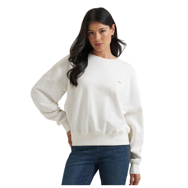 112382846 Wrangler X Lainey Wilson Women's Neon Rainbow Sweatshirt - White
