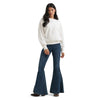 112382846 Wrangler X Lainey Wilson Women's Neon Rainbow Sweatshirt - White