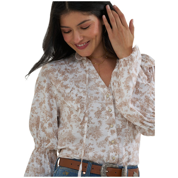 112382881 Wrangler X Lainey Wilson Women's Blouse - Folk Floral