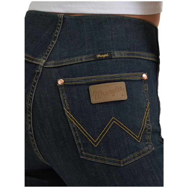 112382900 Wrangler X Lainey Wilson Women's Pintuck Pull On Bell Bottom Jean - Sandrider