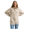 112383027 Wrangler Women's  Retro Americana Boyfriend Long Sleeve Snap Shirt - Cream