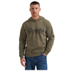 112383996 Wrangler Men's Regular Fit Western Hoodie - Dusty Olive