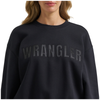 112384028 Wrangler Women's Oversized Fit Canyon Pullover - Black Beauty