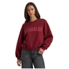 112384039 Wrangler Women's Oversized Fit Canyon Pullover - Cabernet