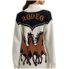112385332 Wrangler Women's Retro Vintage Sweater Cardigan - White