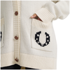 112385332 Wrangler Women's Retro Vintage Sweater Cardigan - White