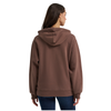 112385387 Wrangler Women's Wide Open Spaces Logo Hoodie - Brown