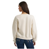 112385399 Wrangler Women's Retro Vintage Oversized Cropped Sweatshirt - Cream