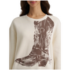 112385399 Wrangler Women's Retro Vintage Oversized Cropped Sweatshirt - Cream