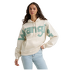 112385431 Wrangler Women's Retro Americana Logo Hoodie - Cream