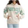112385431 Wrangler Women's Retro Americana Logo Hoodie - Cream