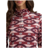 112385444 Wrangler Women's Performance Skye Pullover - Burgundy