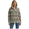112385461 Wrangler Women's Retro Punchy Sherpa 1/4 Zip Pullover - Multicolor