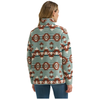 112385461 Wrangler Women's Retro Punchy Sherpa 1/4 Zip Pullover - Multicolor