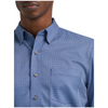 112385470 Wrangler Men's X Cody Johnson Classic Fit Long Sleeve Shirt - Blue