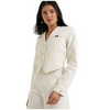 112385568 Wrangler Lainey Wilson Long Sleeve Denim Top - White