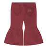 112385572 Wrangler Baby & Toddler Girls Pull Up Flare Jean - Burgundy