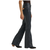 112385583 Wrangler Lainey Wilson Women's Flare Faux Leather Jean - Black