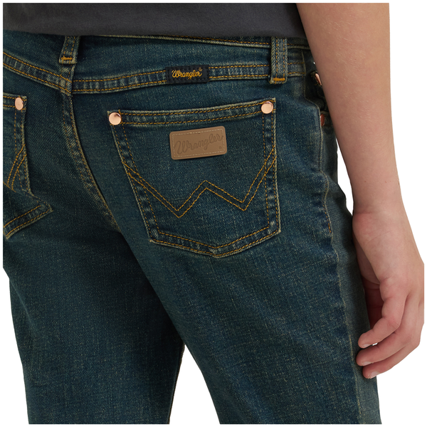 112385595 Wrangler X Lainey Wilson Girls Boot Hugger Jean - Denim