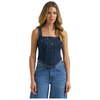 112385709 Wrangler Women's Retro Americana Denim Bustier Vest