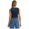 112385709 Wrangler Women's Retro Americana Denim Bustier Vest