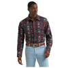 112385793 Wrangler Men's Checotah Dress Classic Fit Western Long Sleeve Snap Shirt - Multicolor