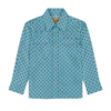 112385921 Wrangler Boys Retro Long Sleeve Snap Shirt - Turquoise