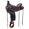 1157-8601-05 Circle Y Walnut Grove Trail Saddle 16 Inch Seat Wide Tree Fit - Walnut