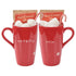 14407 Primitives by Kathy Naughty Or Nice Latte Mug