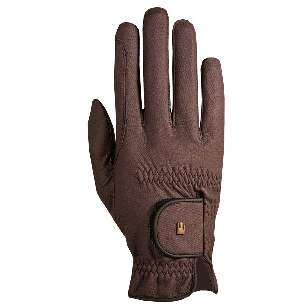 15-3301208 Roeckl Roeck-Grip Unisex Riding Glove - Mocha