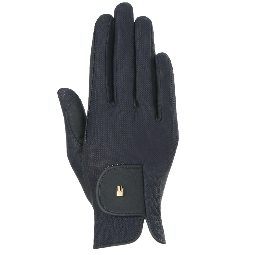 15-3310055 Roeckl Roeck-Grip Lite Junior Unisex Riding Gloves - Black