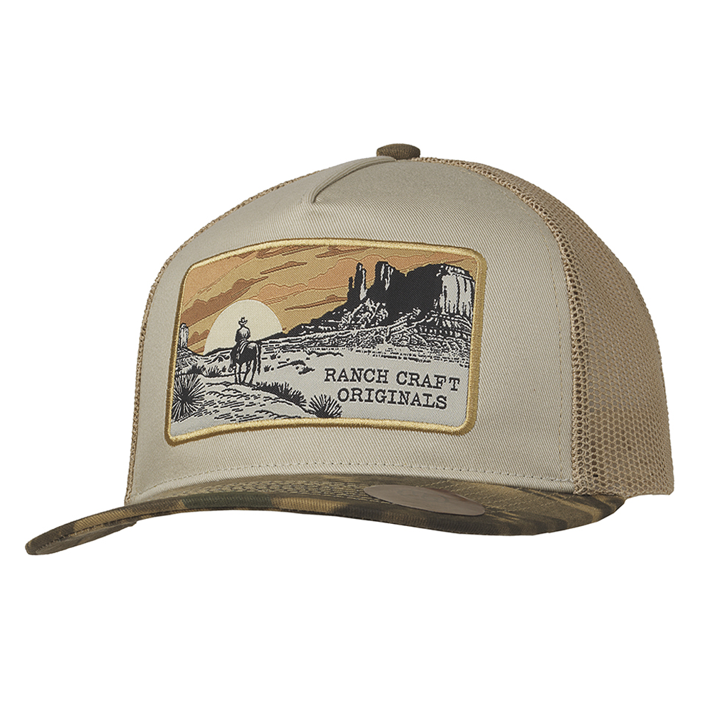 191002308 Ranch Craft Originals Men's Desert Camo Snapback Cap - Tan