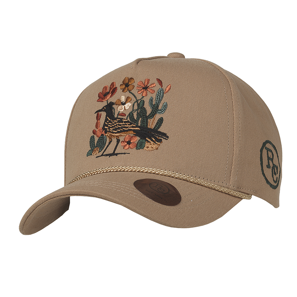198001308 Ranch Craft Originals Women's Desert Floral Snapback Cap - Tan