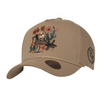 198001308 Ranch Craft Originals Women's Desert Floral Snapback Cap - Tan