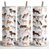 Black Stallion Designs 20oz Horse Tumbler - Horses All Over