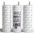 Black Stallion Designs 20oz Horse Tumbler - Not About the Ribbons