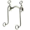 210966 Coronet Stainless Steel Loose Cheek Mild Port Walking Horse Bit - 5 inch