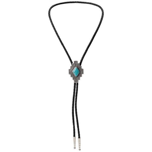 22417 Double S Bolo Tie - Southwest Concho