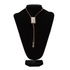 22421 Double S Bolo Tie - Rectangle Buck Lace