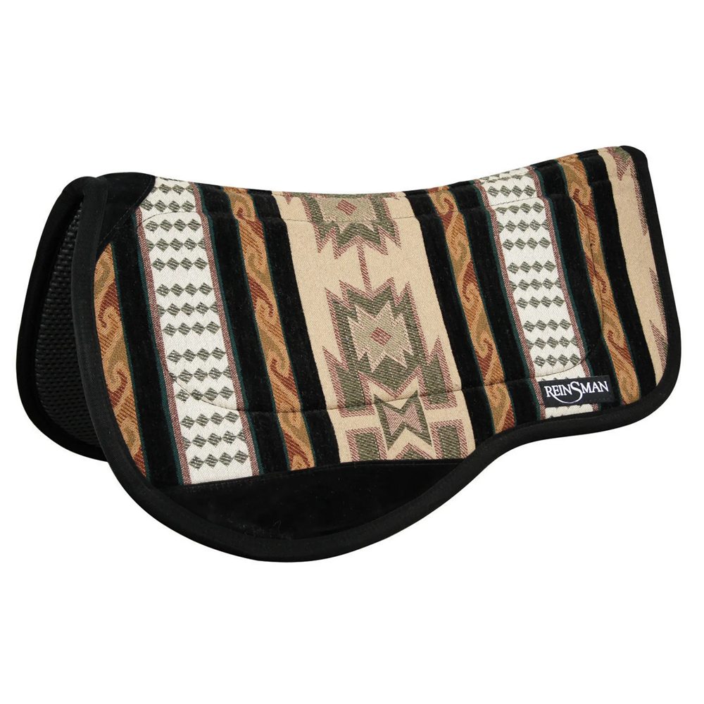 22647 Reinsman Contoured Trail Pad With Fleece - Running Bull Onyx