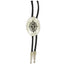 2270236 Black & Silver Design Bolo Tie