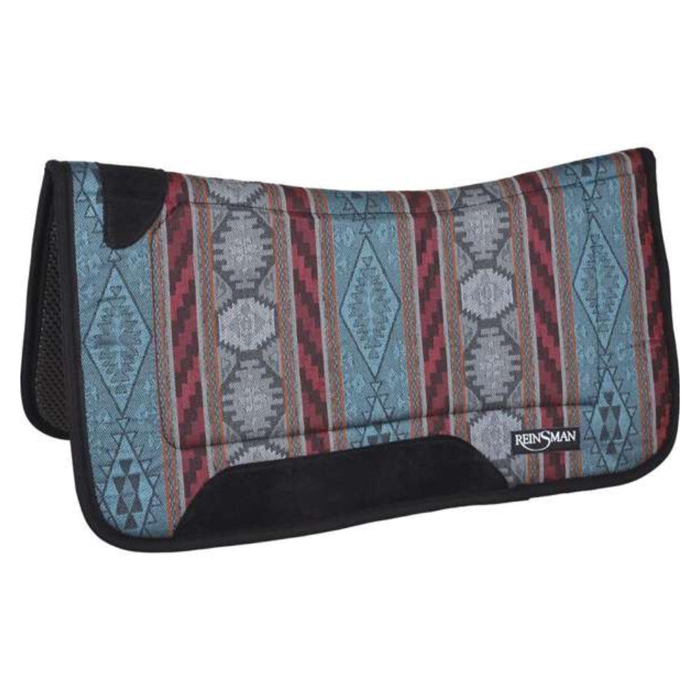 24609T Reinsman Square Contour Trail Saddle Pad Tacky-Too Bottom - Diablo Teal