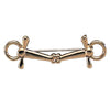 246108 Exselle Full Cheek Snaffle Bit Stock Pin - Gold
