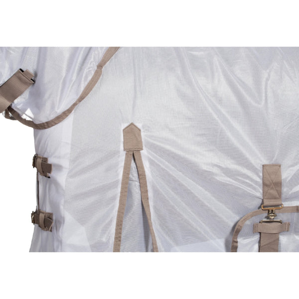 24QWECS-AT Horze Defense Combo Neck Fly Sheet - Atmosphere