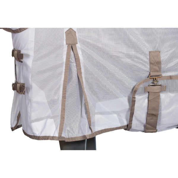 24QWECS-AT Horze Defense Combo Neck Fly Sheet - Atmosphere