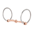 25-1811 Weaver Professional Ring Snaffle Bit, 5" Copper Mouth