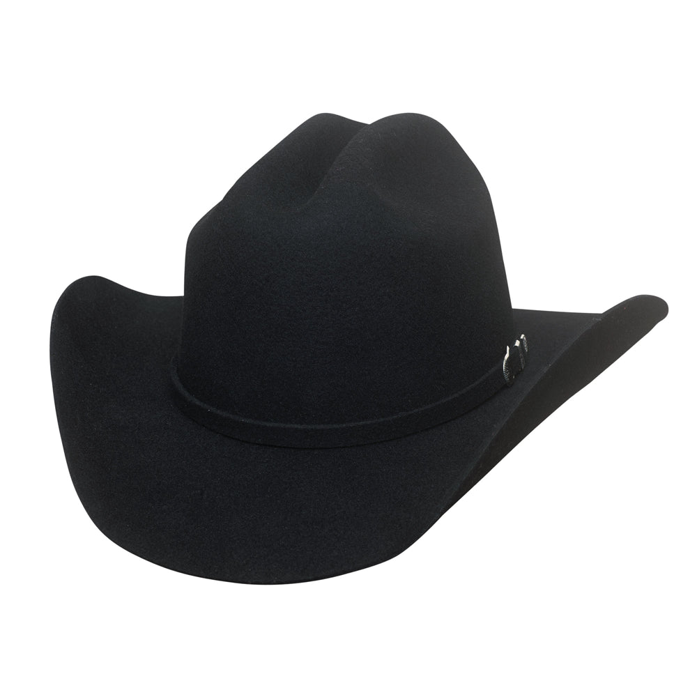 3050B Bullhide Hats Kids Futurity Felt Western Hat - Black