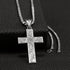 32106 Twister Men's Engraved Cross Necklace