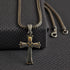 32136 Twister Men's Cross Necklace